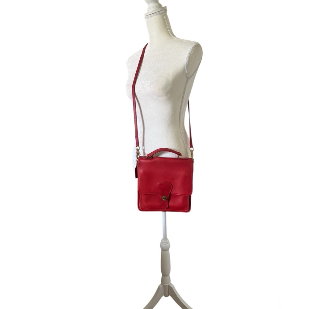 Coach vintage red crossbody